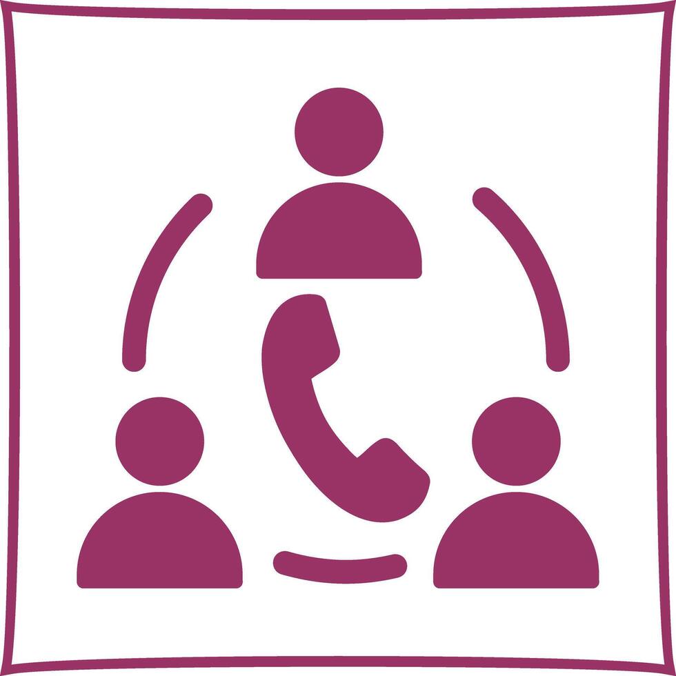 Contact Team Icon Design vector