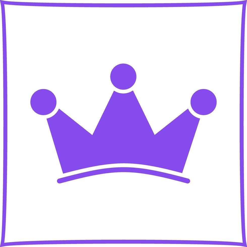 Birthday Crown Icon Design vector