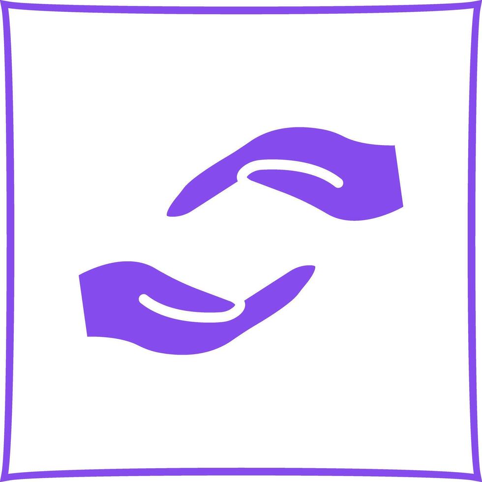 Supportive Hand Icon Design vector