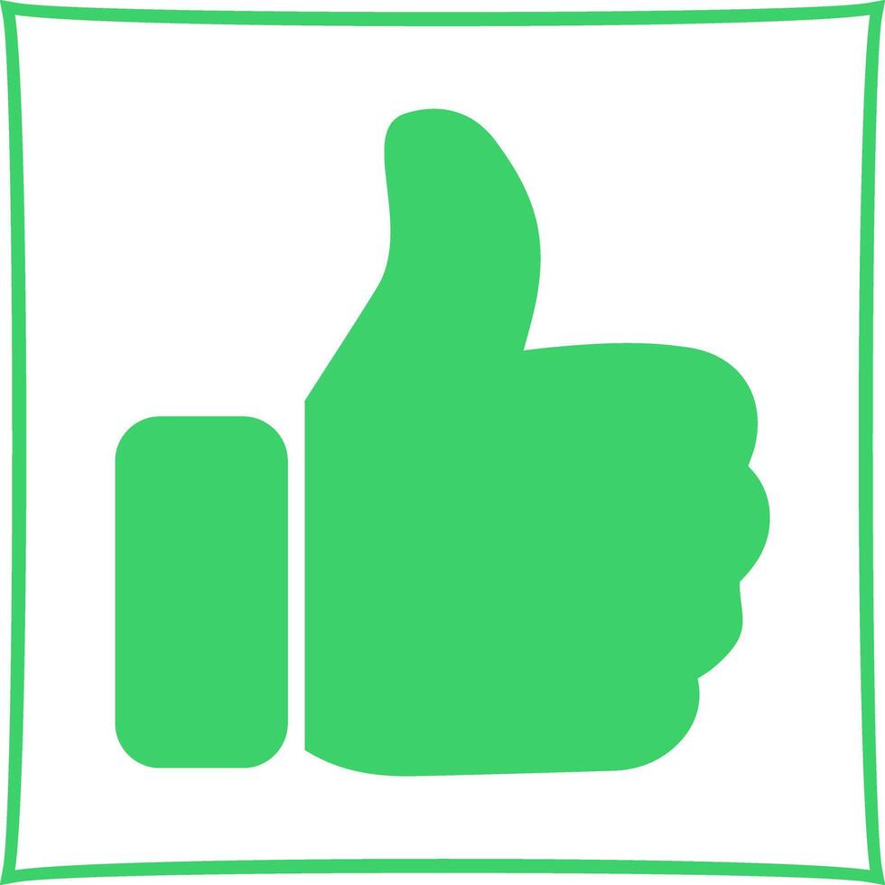 Thumbs Up Icon Design vector