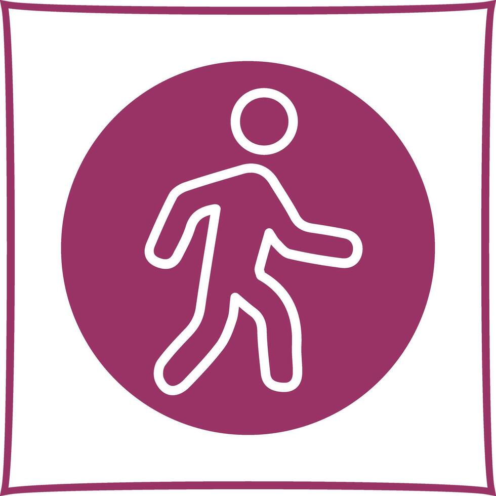 Person Walking Icon Design vector
