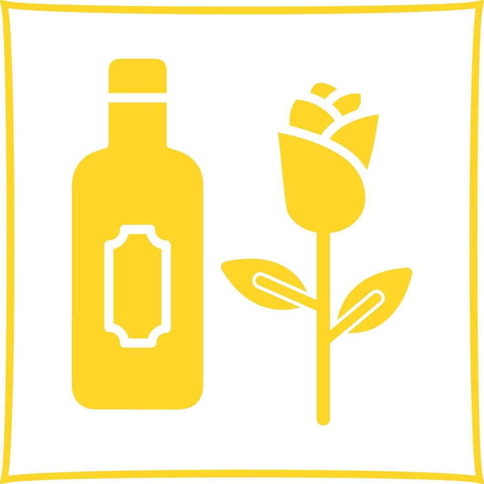 Wine and Roses Icon Design vector