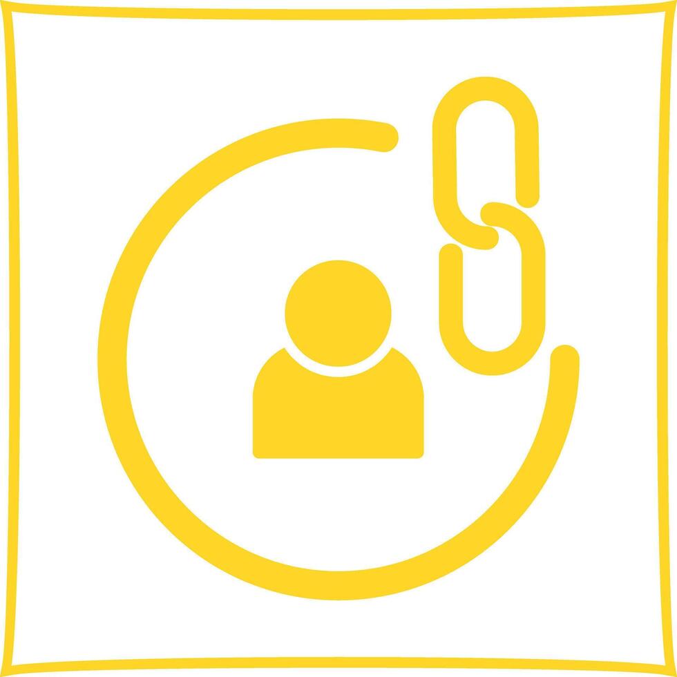 Contact Links Icon Design vector
