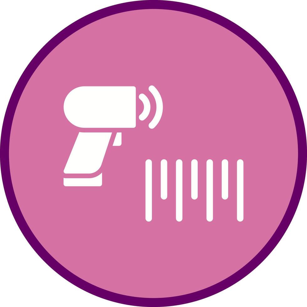 Barcode Scanner Icon Design vector