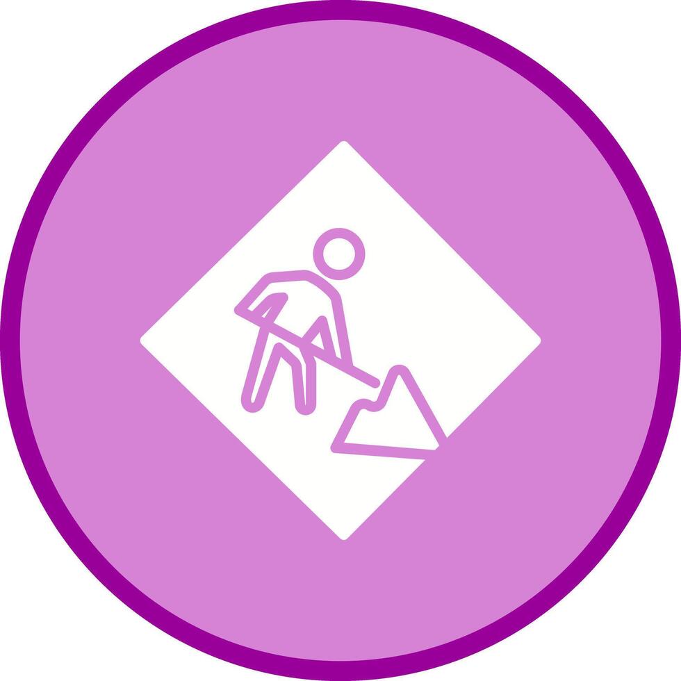 Construction Sign Icon Design vector