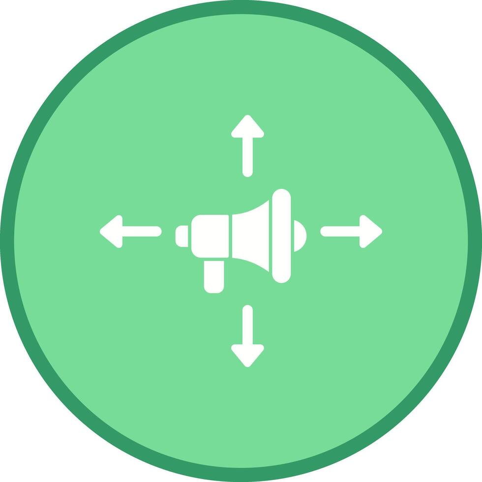 Ad Campaign Icon Design vector