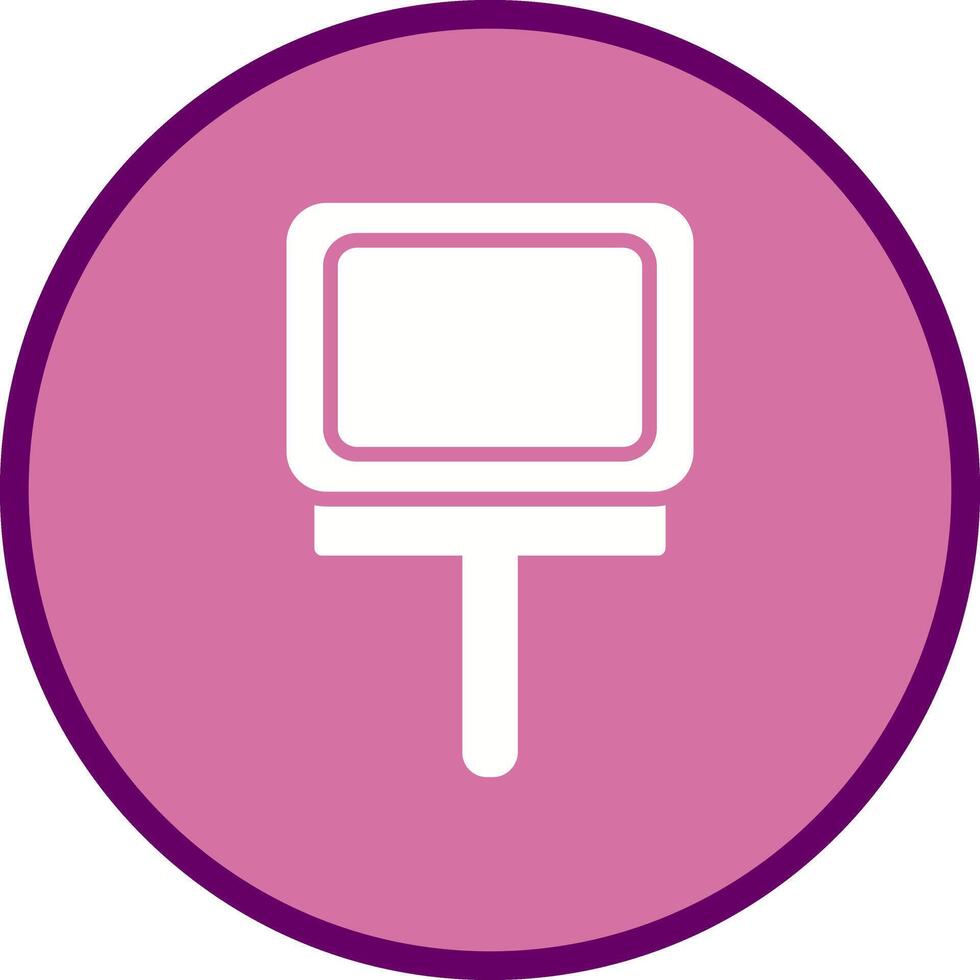 Billboard Icon Design vector