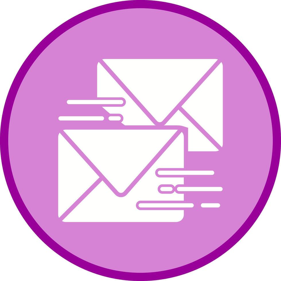 Sent Mail Icon Design vector
