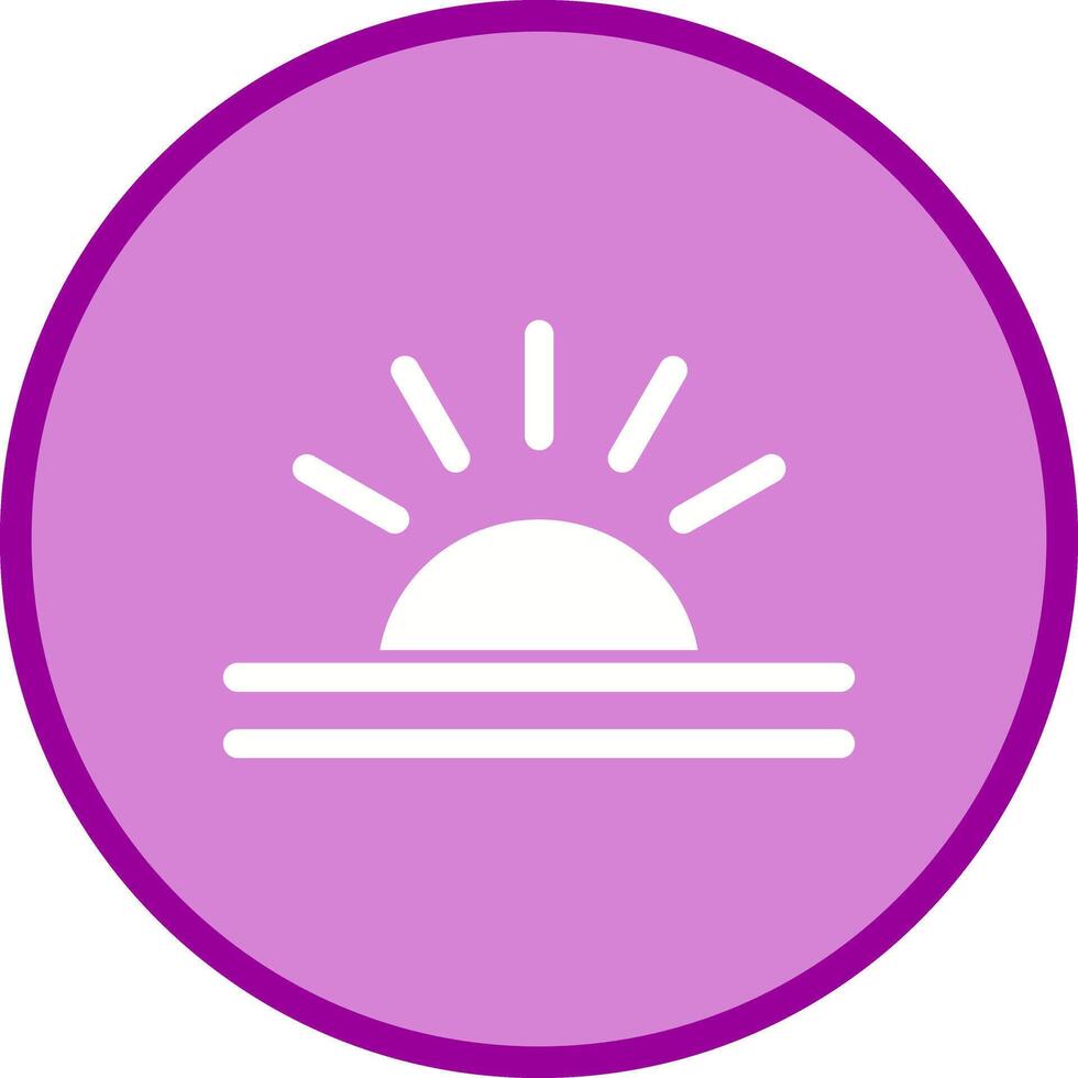 Sunrise Icon Design vector