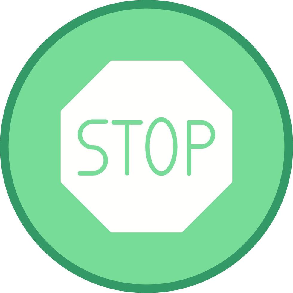 Stop Sign Icon Design vector