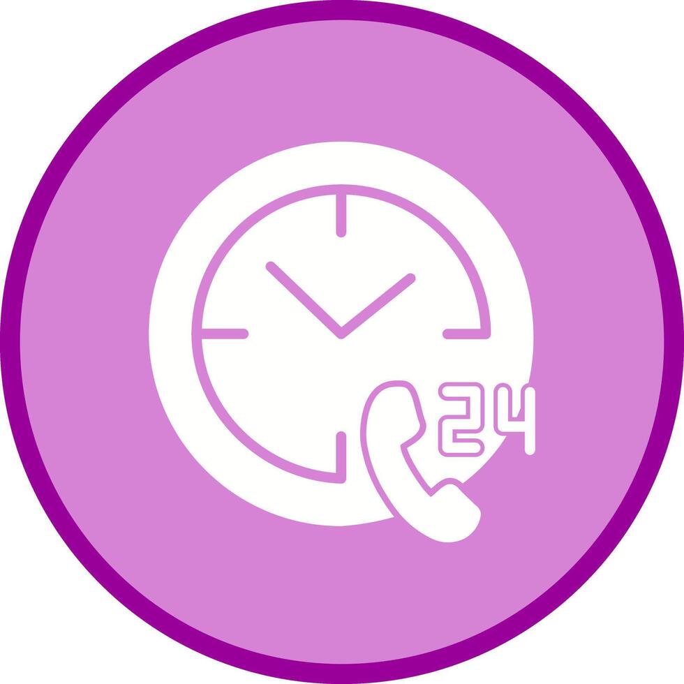 Phone Assistance Icon Design vector