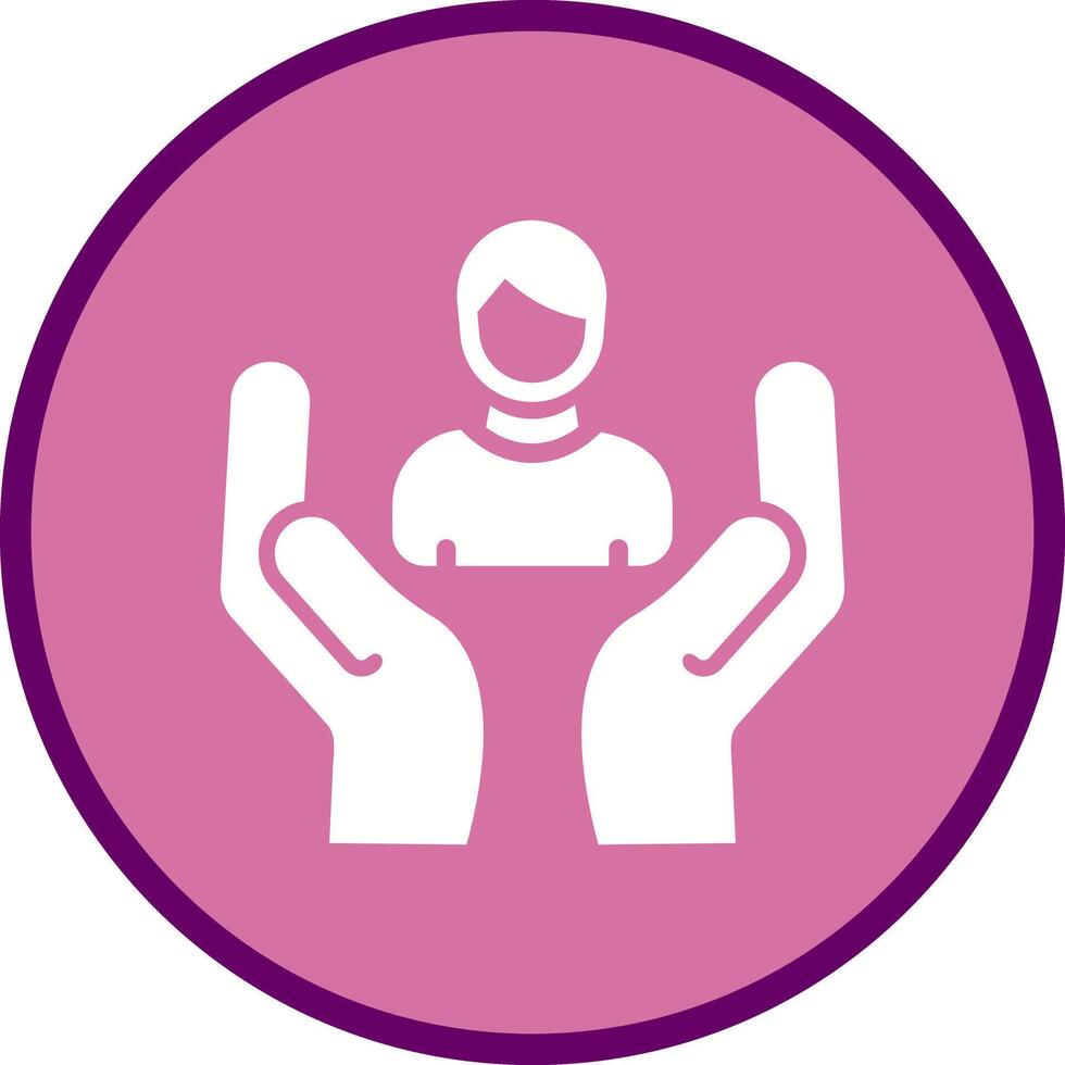 Employee Insurance Icon Design vector