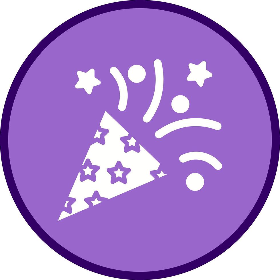 Confetti Icon Design vector