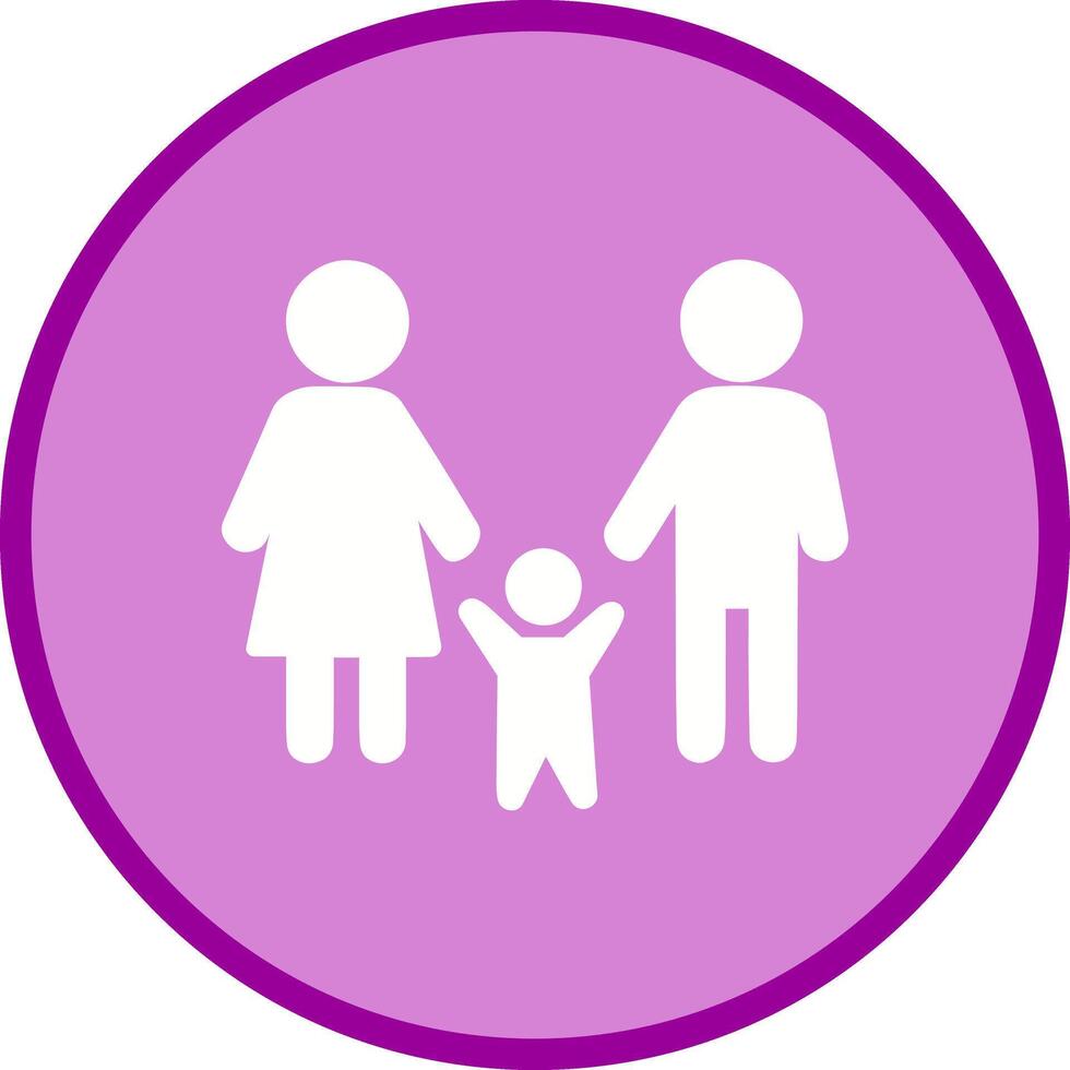 Family Photo Icon Design vector