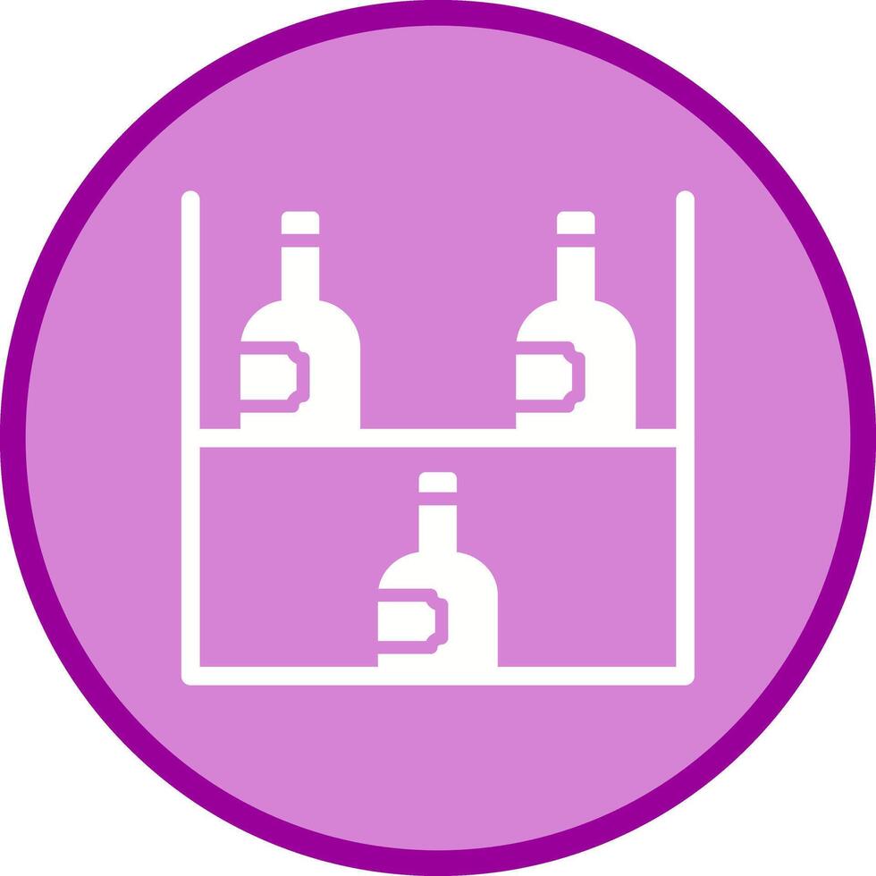 Wine Rack Icon Design vector