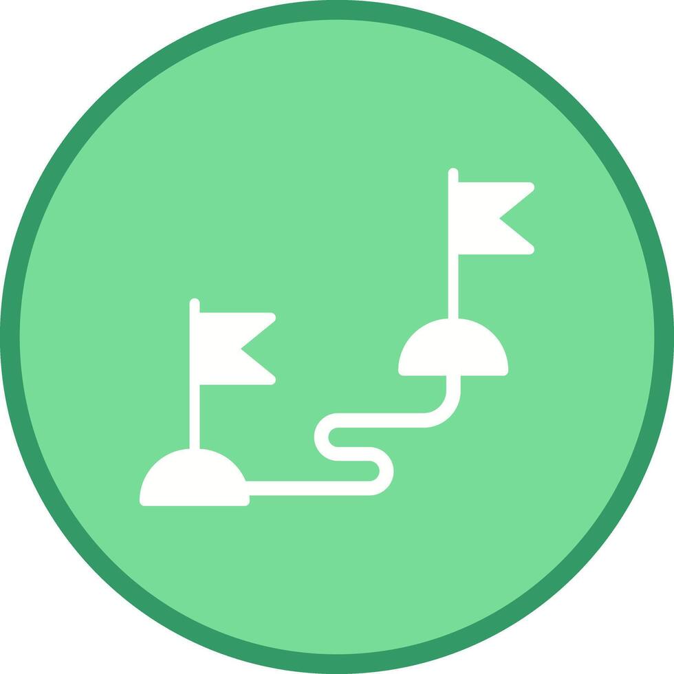 Milestones Icon Design vector