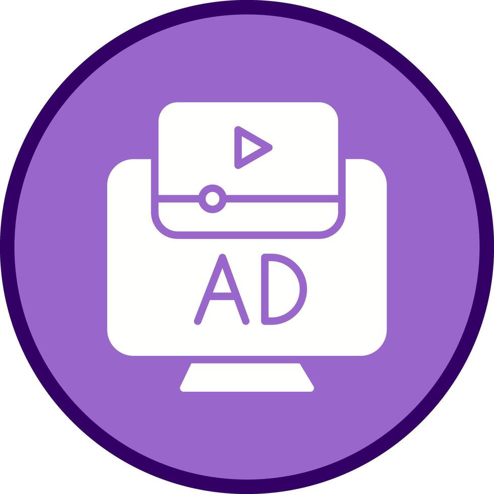 Ad Icon Design vector