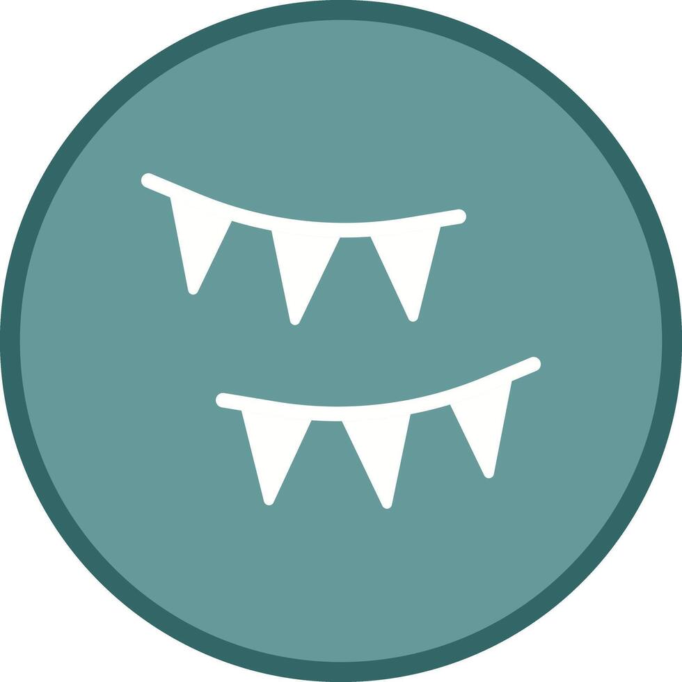 Streamers Icon Design vector