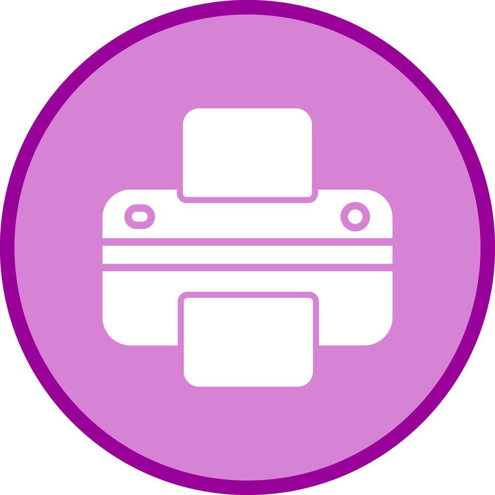 Printer Icon Design vector