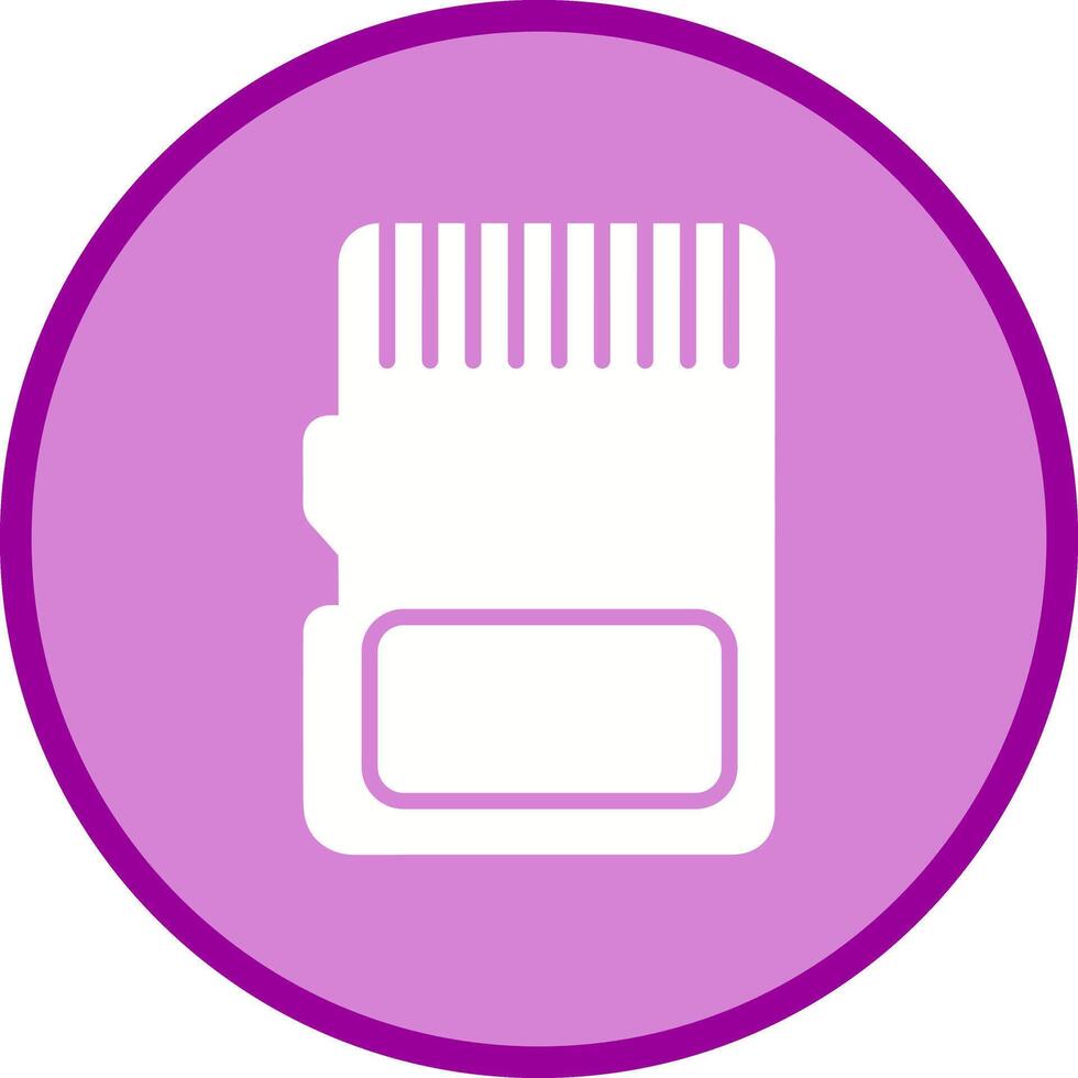 Memory Cards Icon Design vector
