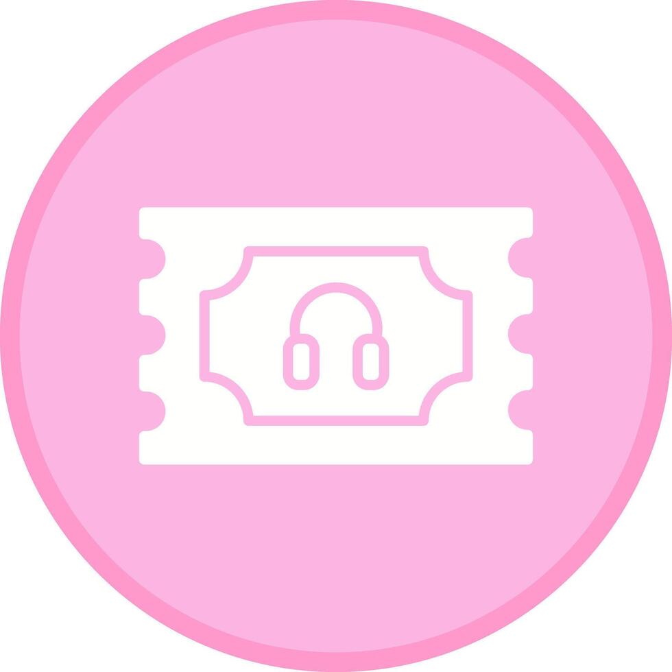 Support Ticket Icon Design vector