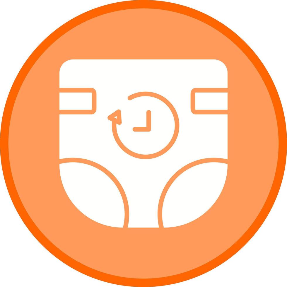 Diaper Duty Icon Design vector