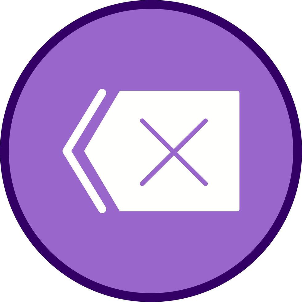 Delete Icon Design vector