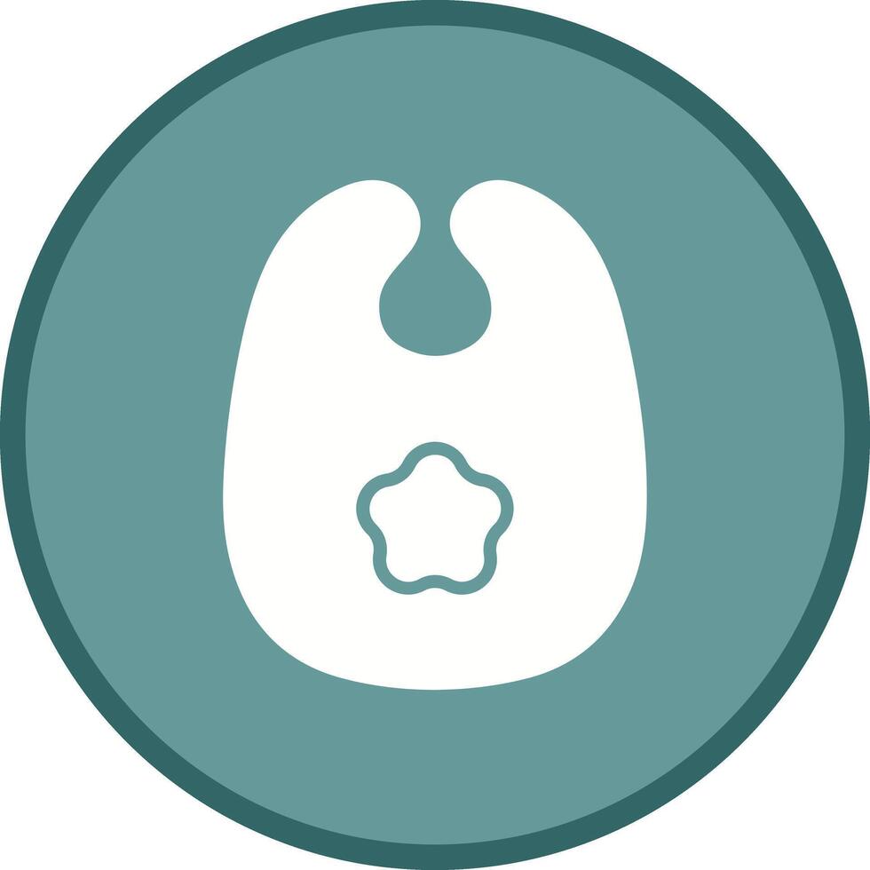 Cute Bibs Icon Design vector