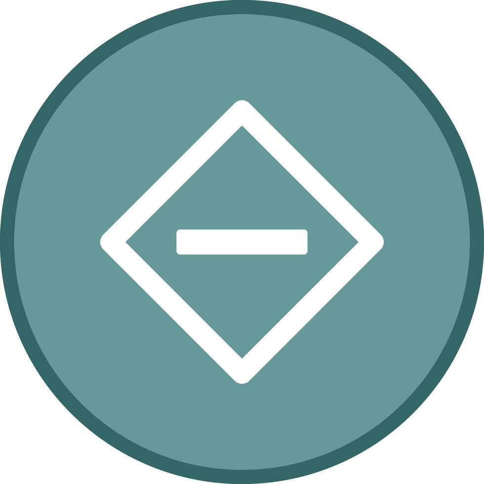 Minus Sign Icon Design vector