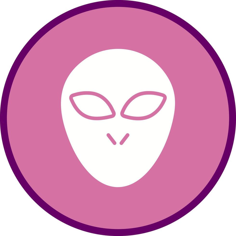 Alien Icon Design vector