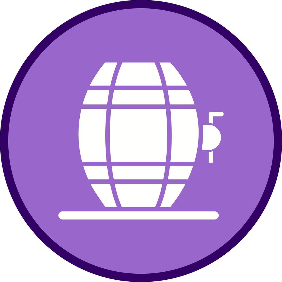Wine Barrel Rack Icon Design vector