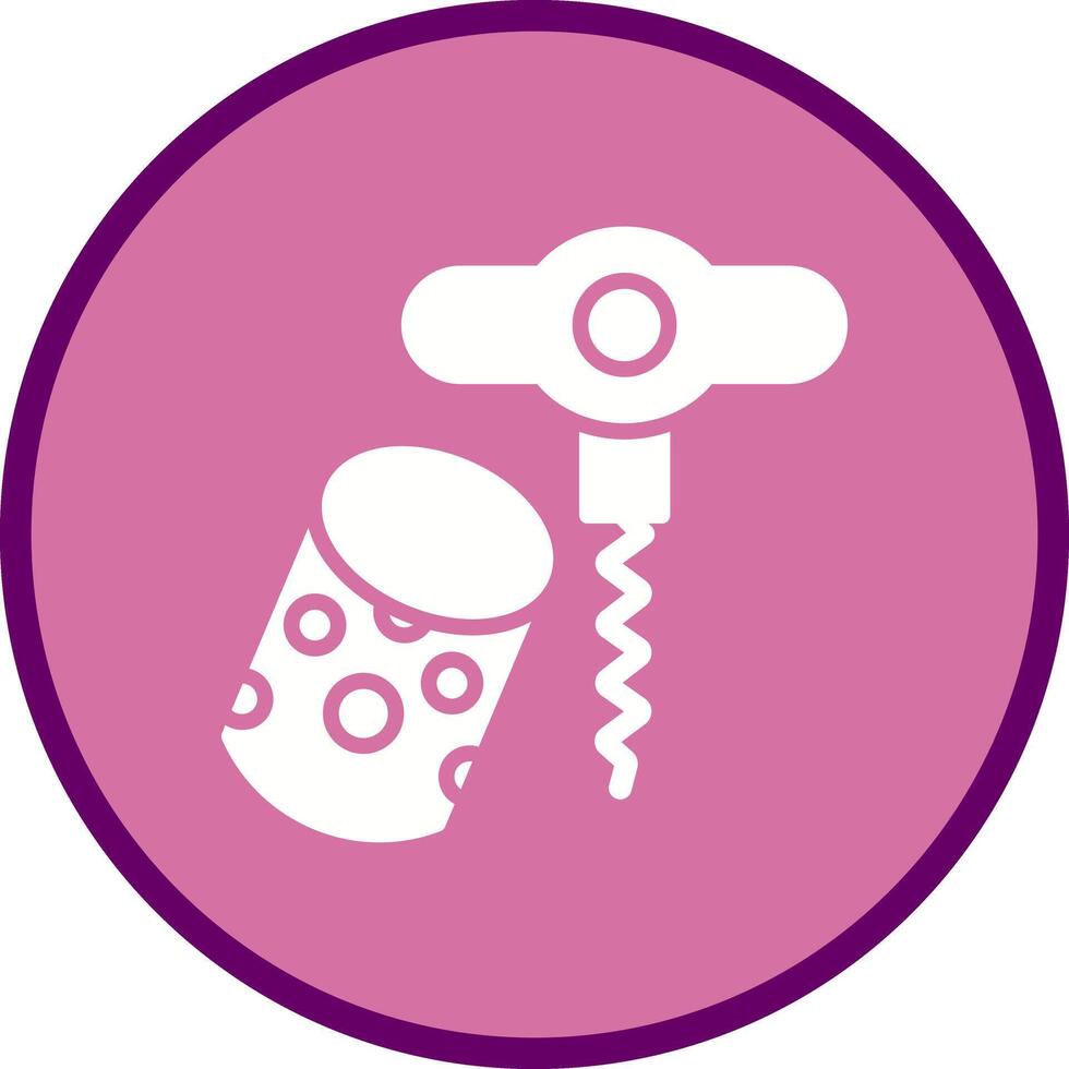 Wine Cork Icon Design vector