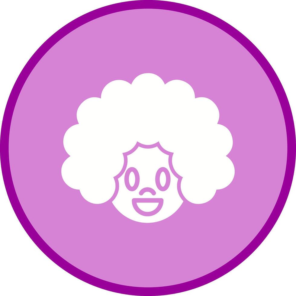 Clown Face Icon Design vector