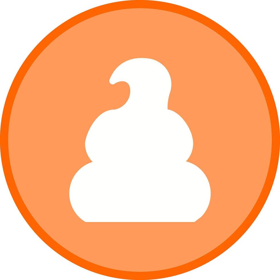 Pile of Poo Icon Design vector