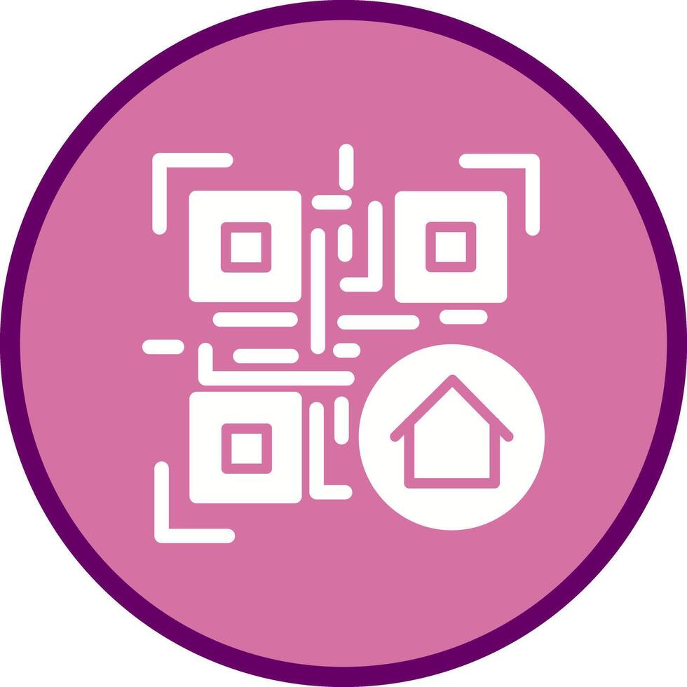 QR Code Menu Icon Design vector
