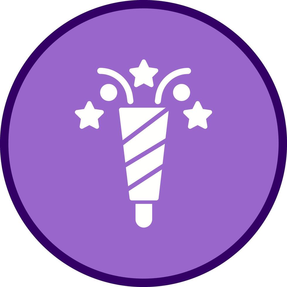 Popper Icon Design vector