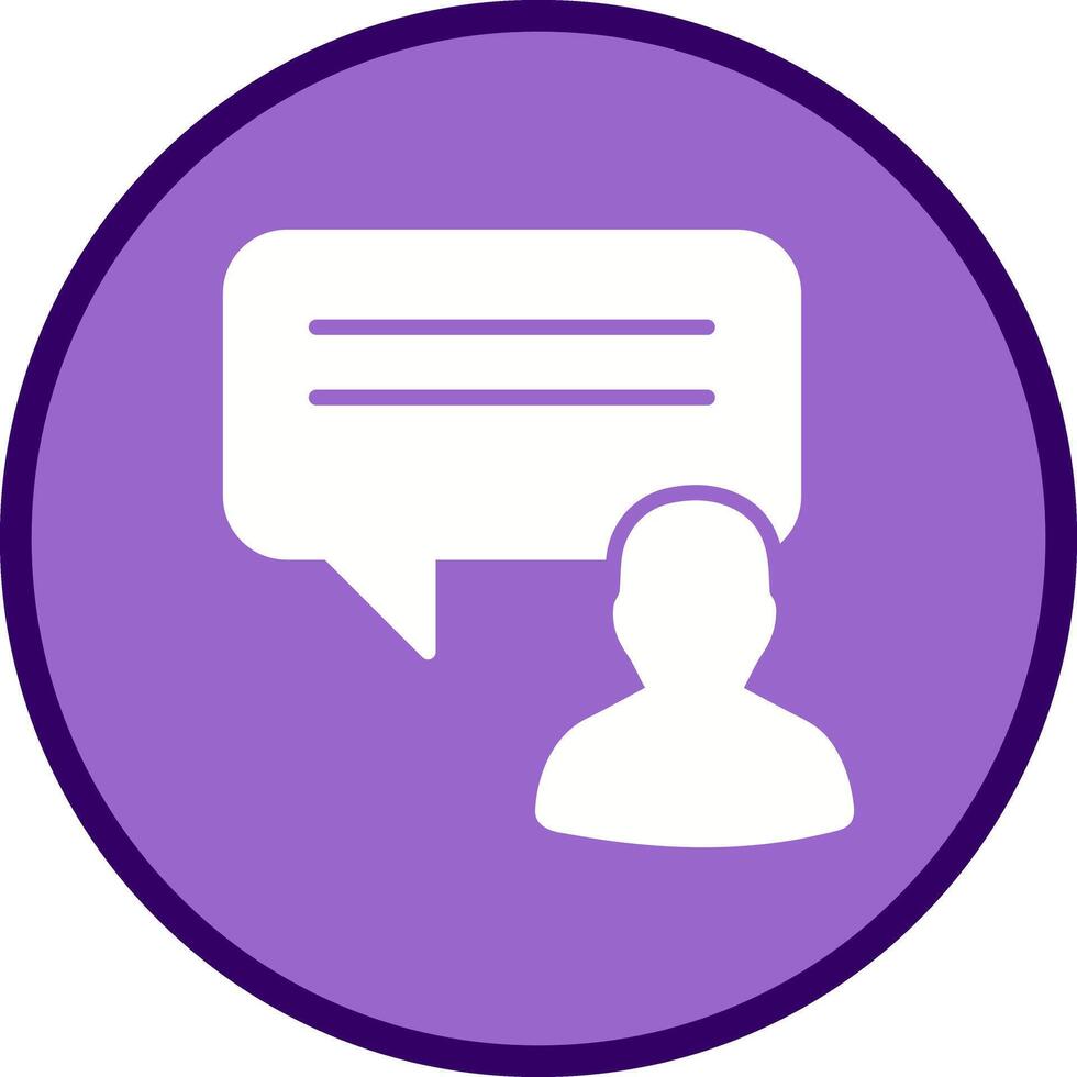 Customer Testimonial Icon Design vector