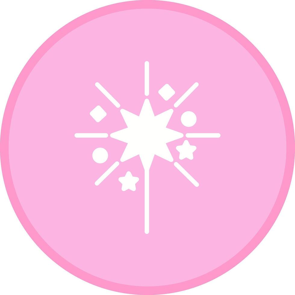 Sparklers Icon Design vector
