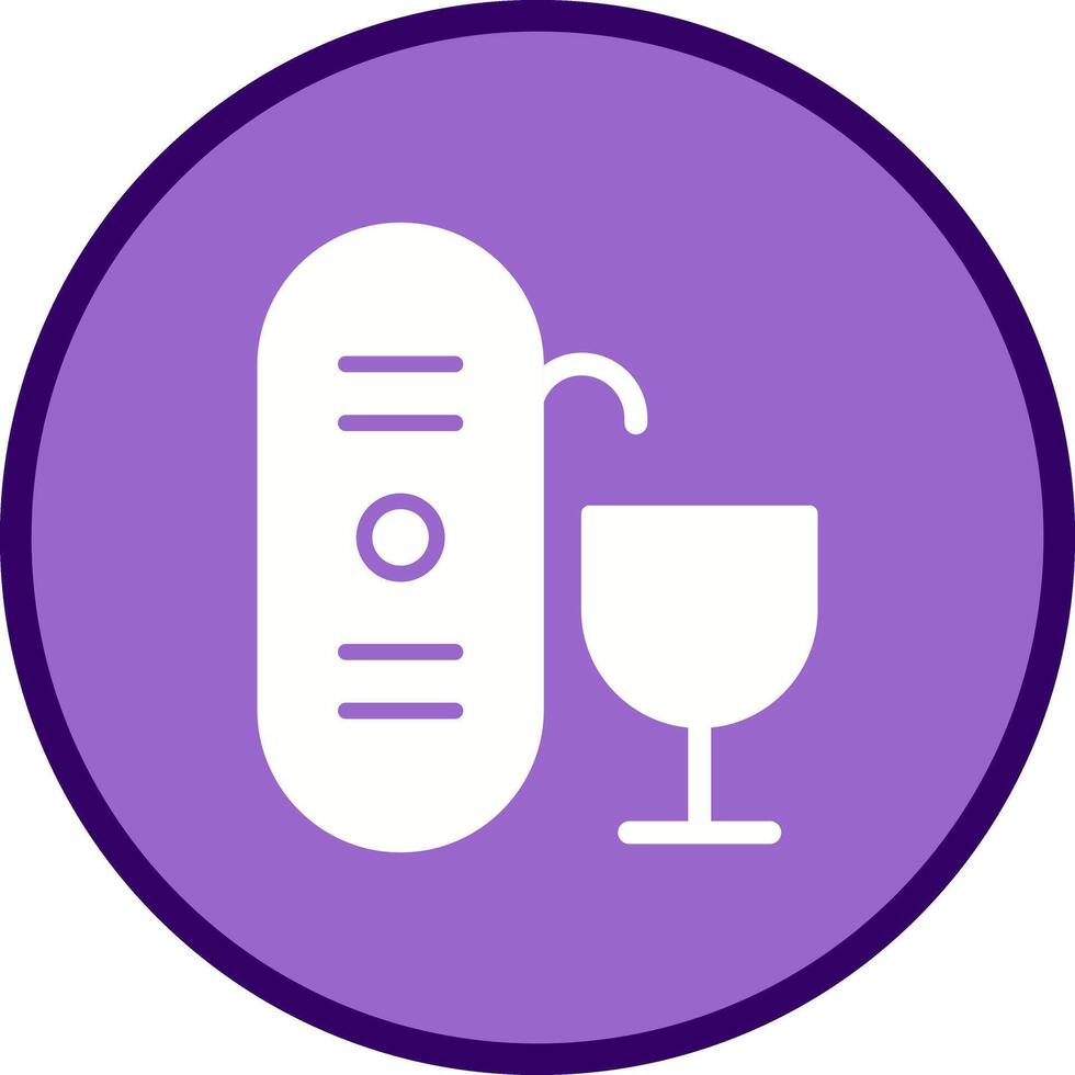Wine Aerator Icon Design vector