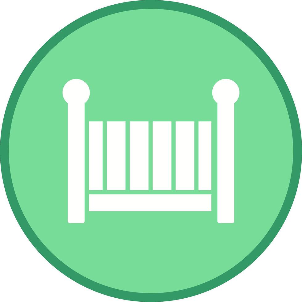 Nursery Cots Icon Design vector