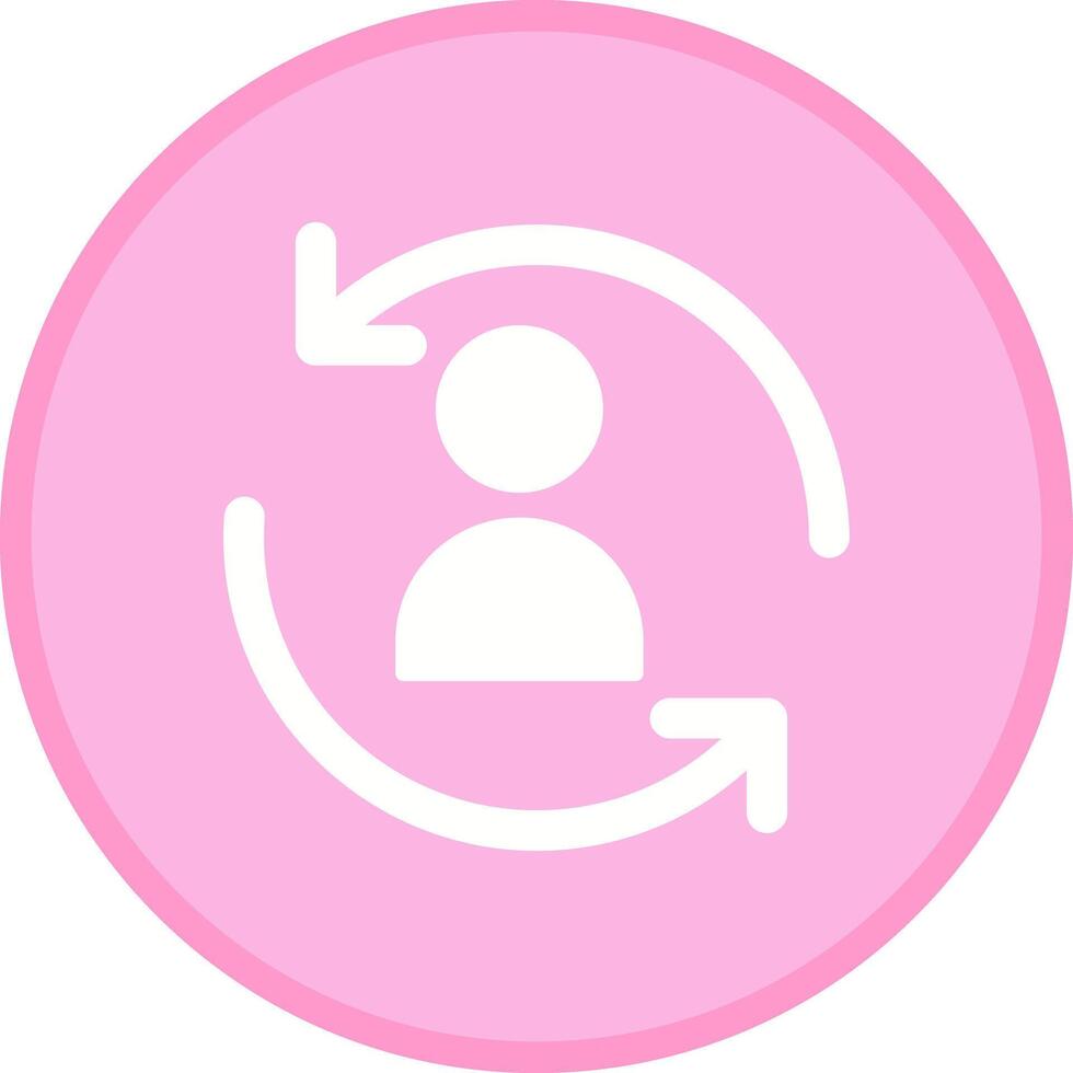 Retargeting Icon Design vector