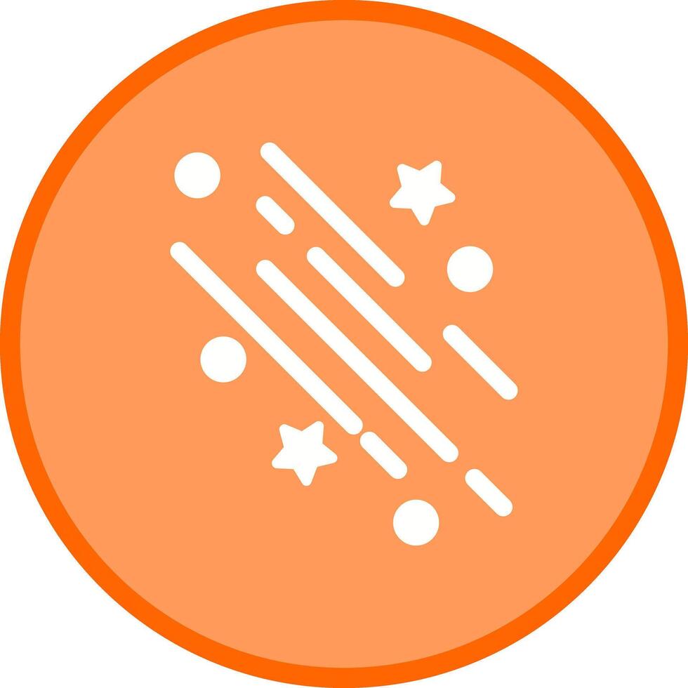 Party Streamers Icon Design vector