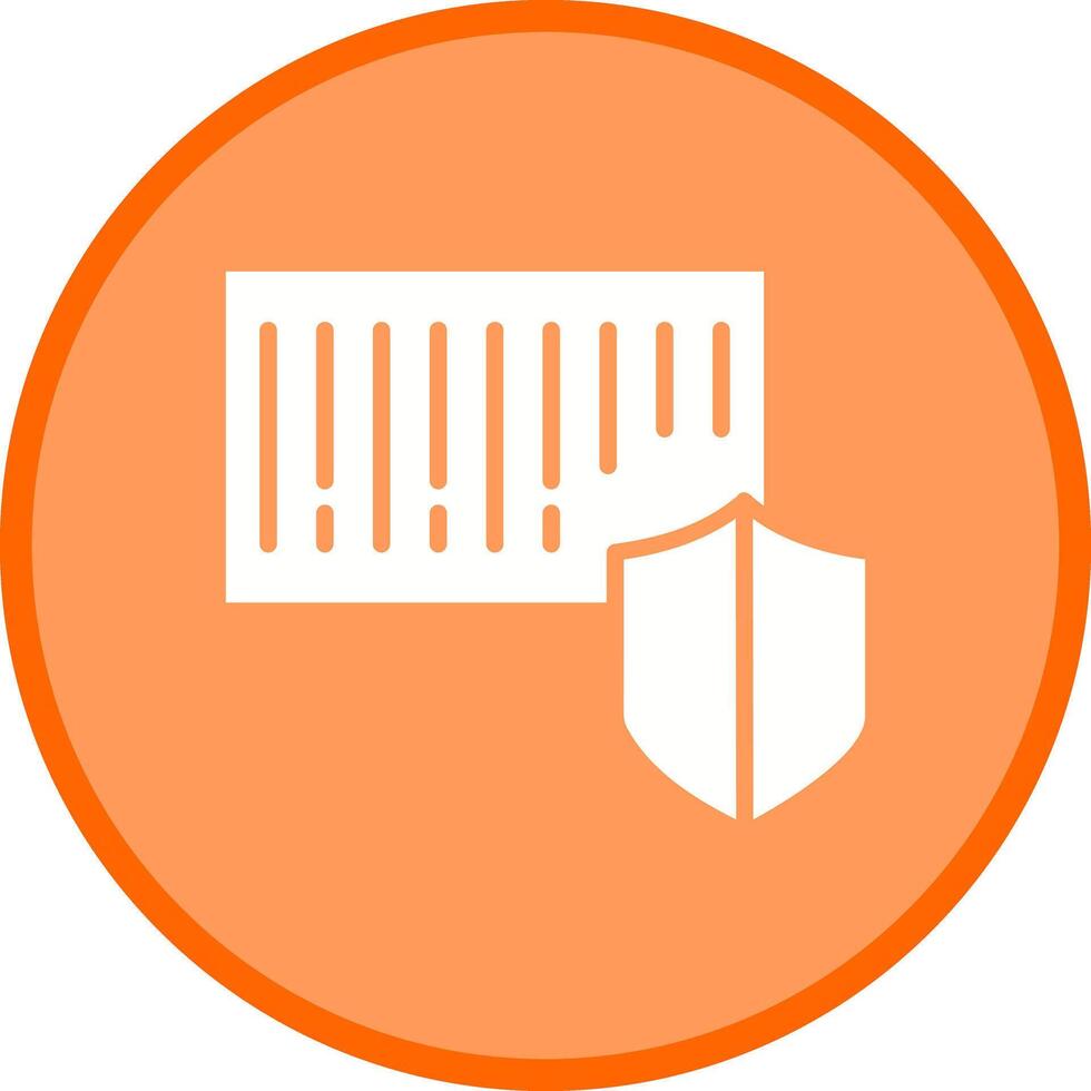 Barcode Security Icon Design vector