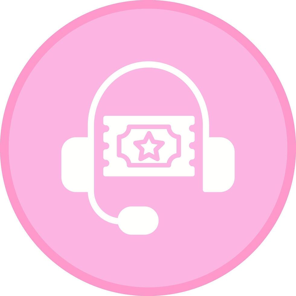Support Ticket Icon Design vector