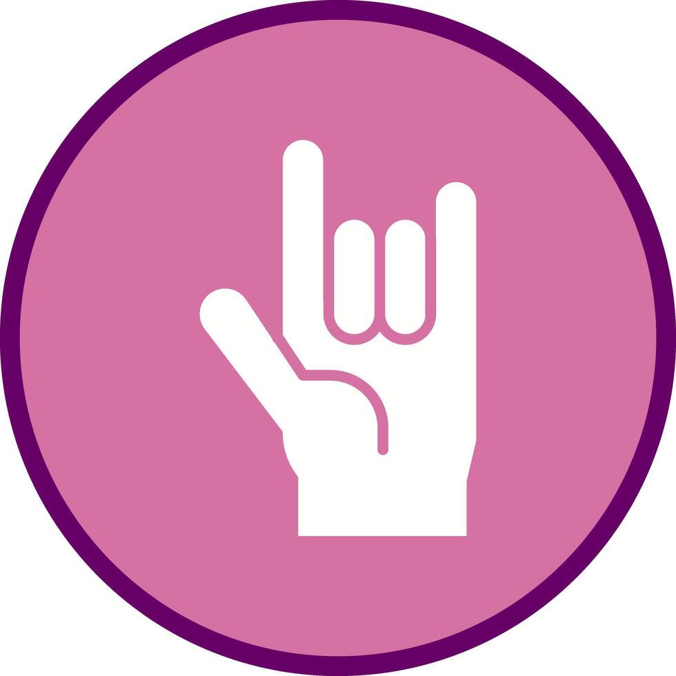 Love You Gesture Icon Design vector