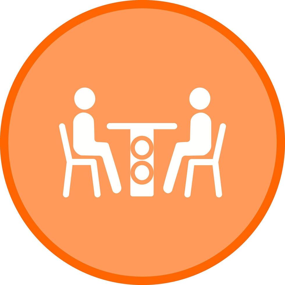 Family Dinner Icon Design vector