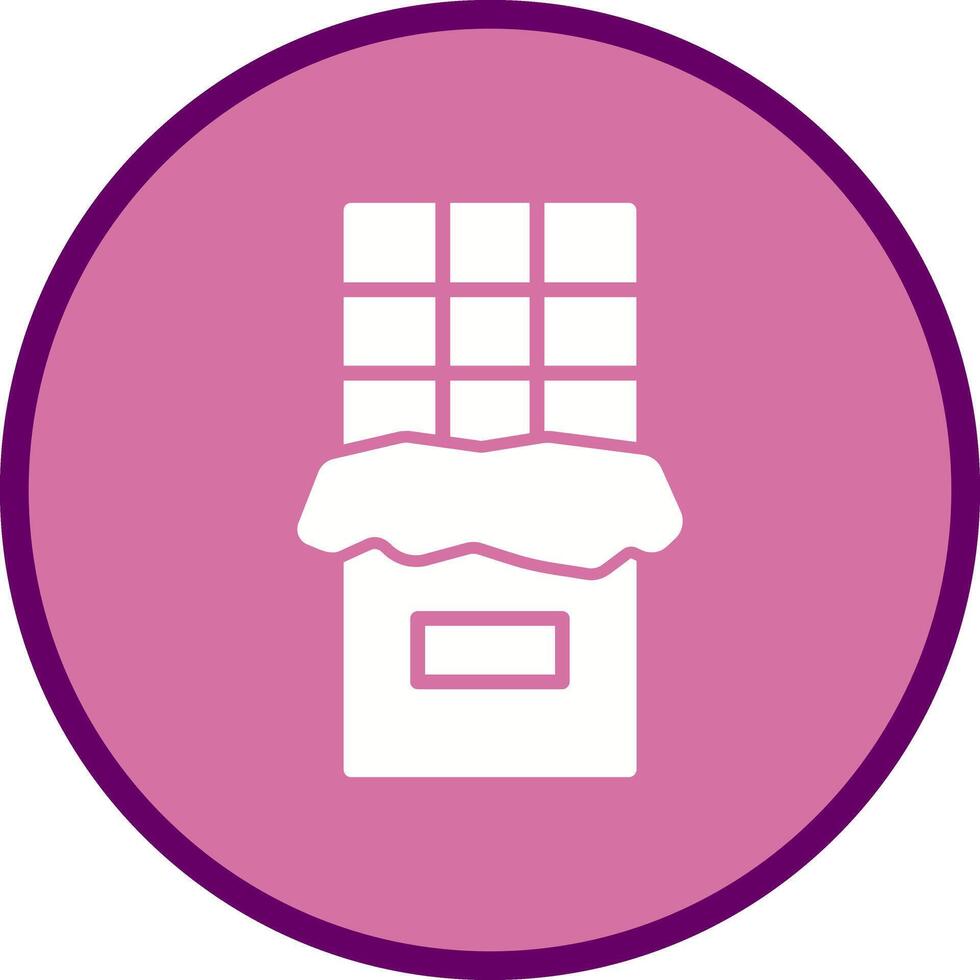 Chocolate Bar Icon Design vector