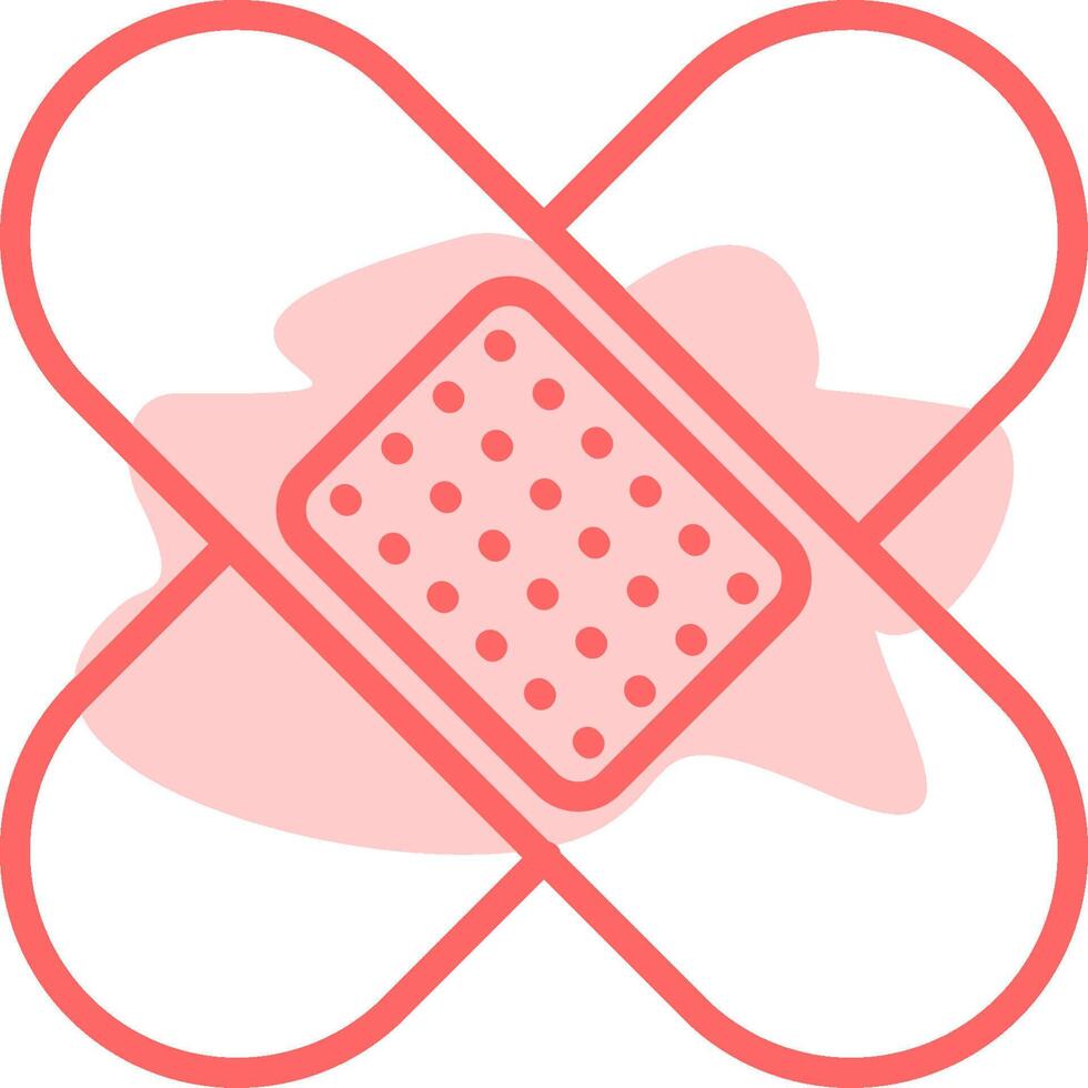Bandage Colorful Icon vector