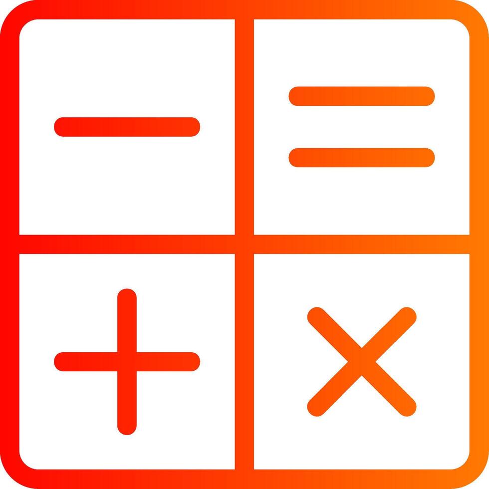 Calculator Colorful Icon vector