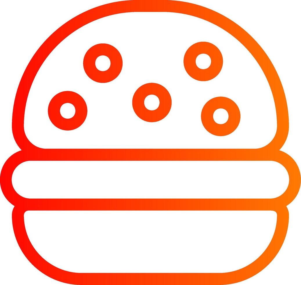 Burger Colorful Icon vector